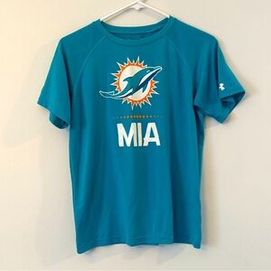 Miami Dolphins Under Armour Heatgear T-Shirt NFL Combine Authentic